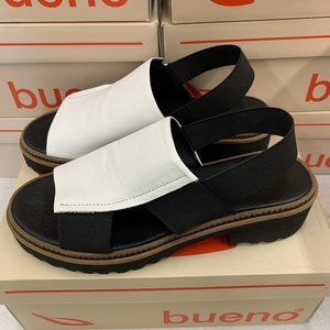 Bueno Footwear Amy Sandal White Women's Size 38 40 B2300
