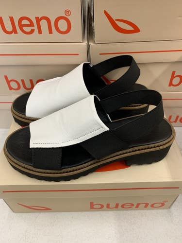 Bueno Footwear Amy Sandal White Women's Size 38 40 B2300