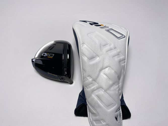 TaylorMade Qi10 MAX Driver 10.5* HEAD ONLY Mens RH HC NEW