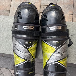 Senior Bauer Supreme 3S 15" Shin Pads (Used)