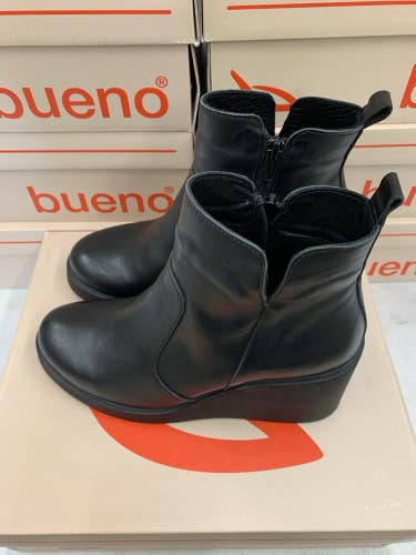 Bueno Footwear Laura Boot Black Women's Size 37 38 39 B2469 Leather