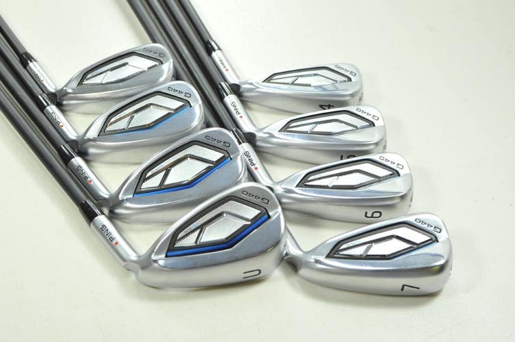 Ping G440 4-W,UW Iron Set Regular Flex Red Dot Right Alta CB Graphite  # 201906