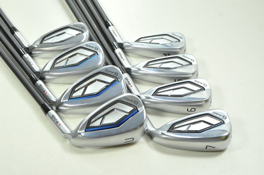 Ping G440 4-W,UW Iron Set Regular Flex Red Dot Right Alta CB Graphite  # 201906
