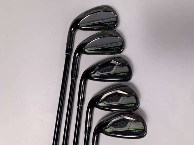 TaylorMade RocketBallz Max Iron Set 4-PW Program 55g Regular LH No 6 or 9 iron
