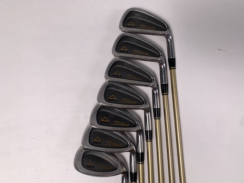 Titleist DCI Senior Oversize Iron Set 5-PW+SW Tri-Spec Senior Graphite Mens RH