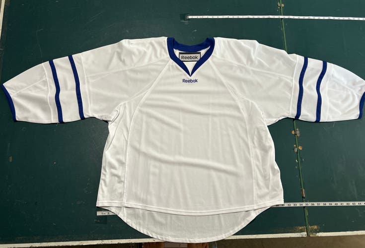 White Goalie Cut Men's Reebok Jersey (New)