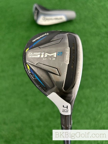 Taylormade Sim 2 Max 22 Degree 4 Hybrid w Headcover / Regular