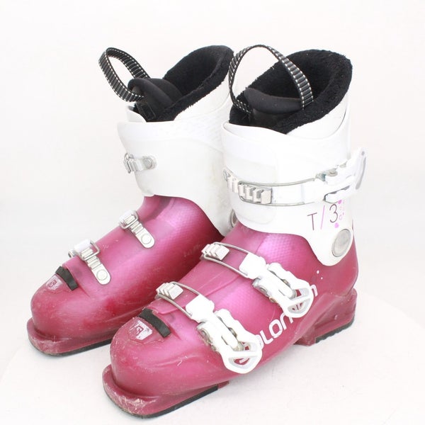 Salomon T3 Junior Ski Boots - Size 6.5 / Mondo 24.5 Used