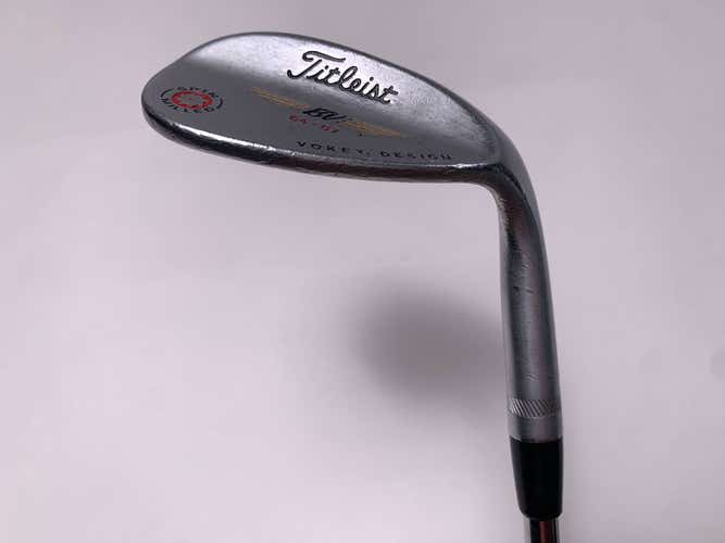 Titleist Vokey Spin Milled Chrome 2009 Lob Wedge LW 64* 7 Wedge Steel Mens RH
