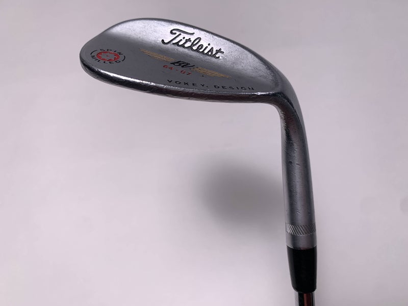 Titleist Vokey Spin Milled Chrome 2009 Lob Wedge LW 64* 7 Wedge Steel Mens RH
