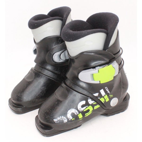 Rossignol Comp J1 Kid's Ski Boots - Size 11.5 / Mondo 17.5 Used