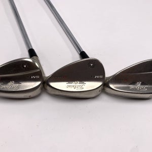 Titleist Vokey SM6 Steel Grey Wedge Set 52* 12 | 56* 8 | 60* 10 Wedge RH