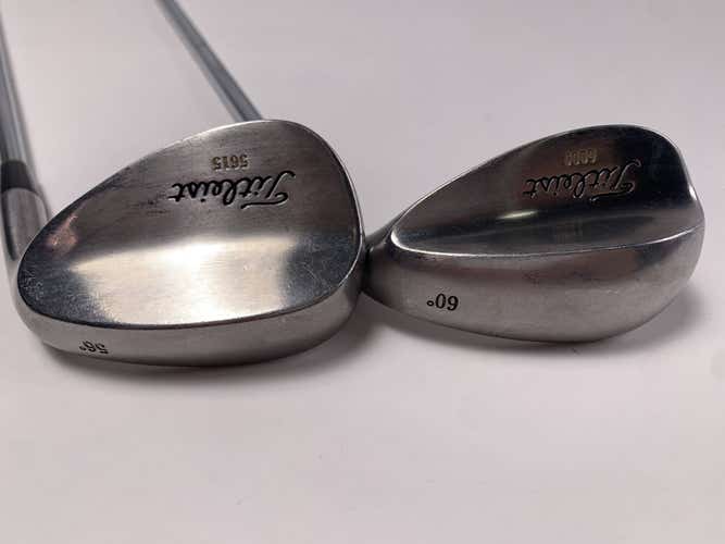 Titleist Vokey Chrome 5615 Wedge Set 56* | 60* Dynamic Gold Wedge Steel Mens RH