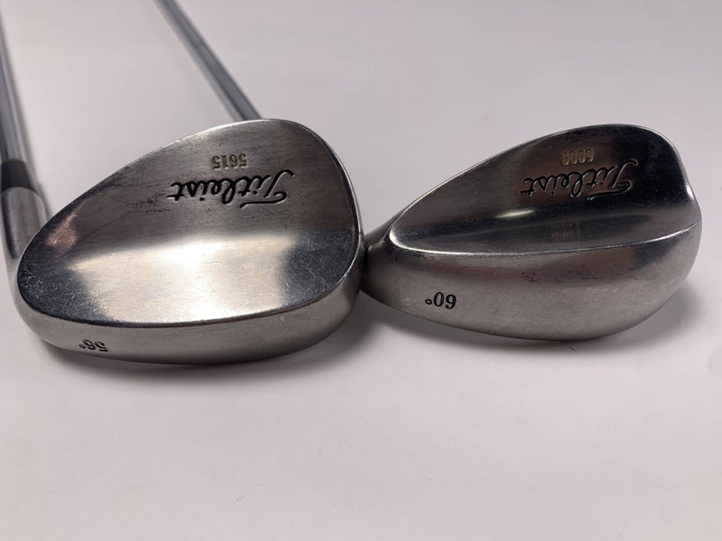 Titleist Vokey Chrome 5615 Wedge Set 56* | 60* Dynamic Gold Wedge Steel Mens RH