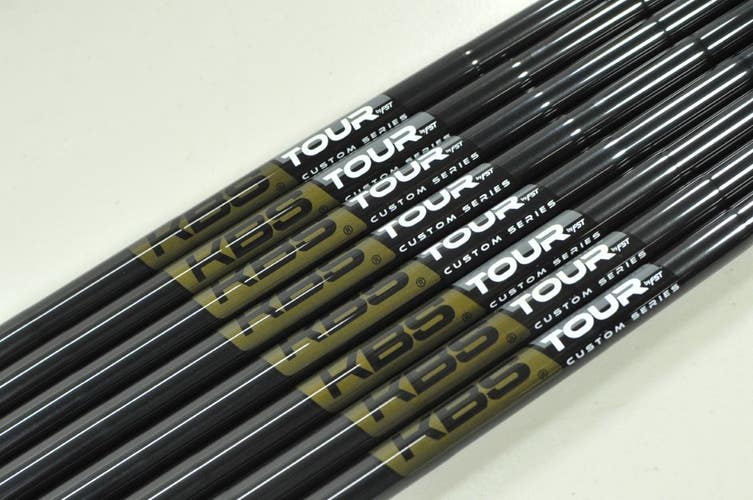KBS Tour Custom Series Stiff Iron Shaft Set 8pc .355 Tip 37.5"-40.5" #201970