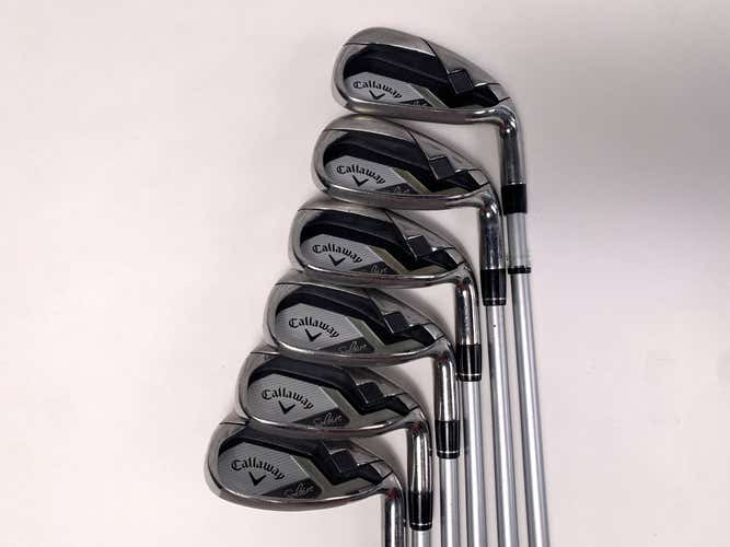 Callaway Solaire 2014 Iron Set 7-PW+AW+SW 50g Ladies Graphite Womens RH