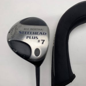 Callaway Steelhead Plus 7 Fairway Wood 21* Steelhead Plus Firm Mens RH HC