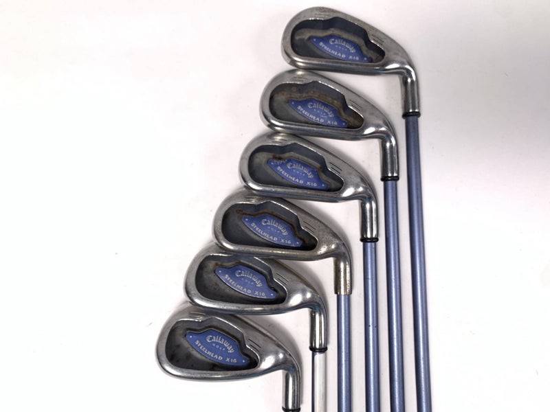 Callaway X-16 Iron Set 4-9 System UL45 Ladies Graphite Womens RH