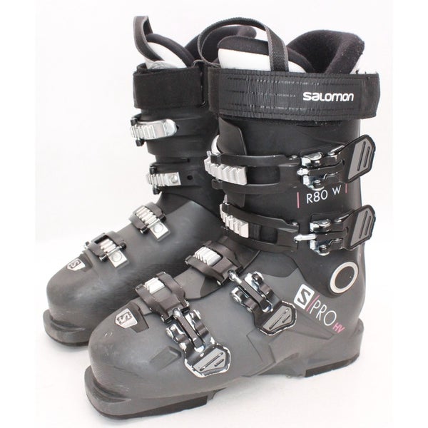 Salomon R80 W Pro HV Women's Ski Boots - Size 6.5 / Mondo 23.5 Used