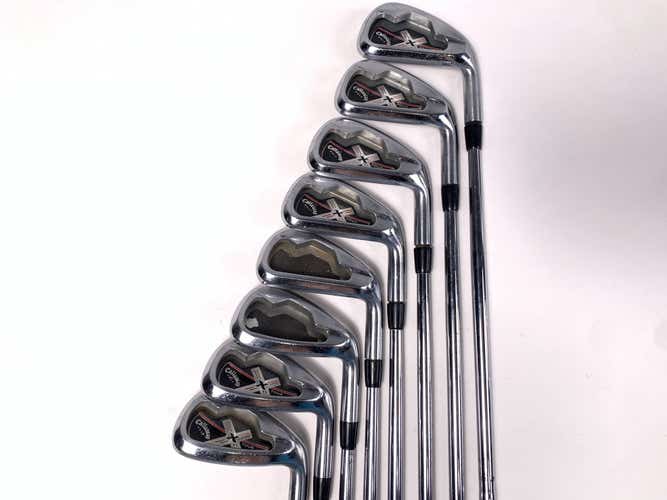 Callaway X Tour Iron Set 3-PW True Temper Dynamic Gold S300 Stiff Steel Mens RH