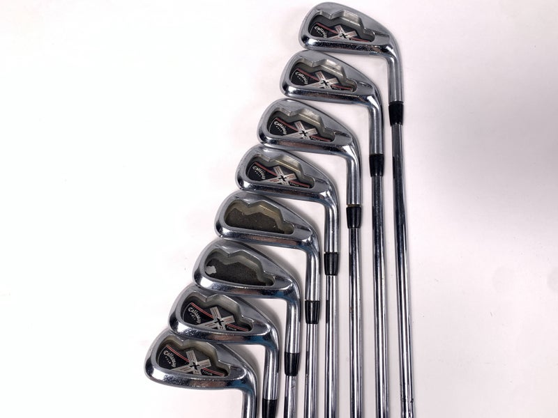 Callaway X Tour Iron Set 3-PW True Temper Dynamic Gold S300 Stiff Steel Mens RH