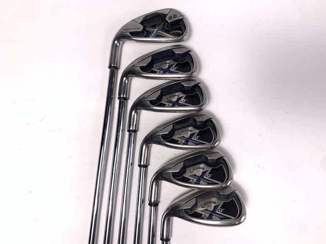 Callaway X-20 Iron Set 5-PW Uniflex Steel Mens LH