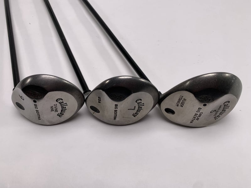 Callaway Warbird Wood Set 5 7 9 | 18* 21* 24* Graman CF310 Regular Graphite RH