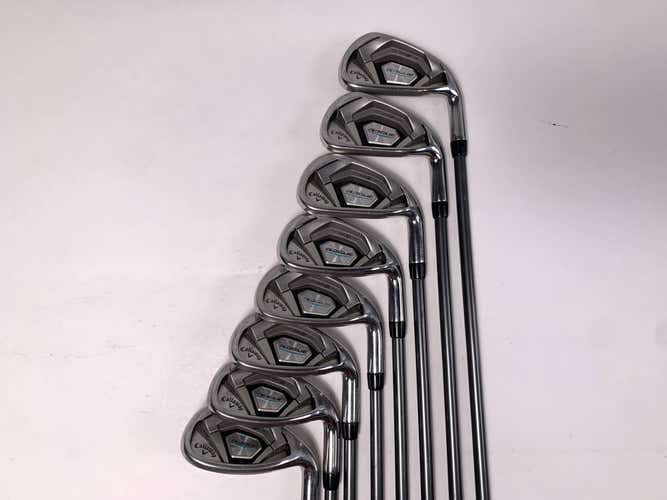 Callaway Rogue Iron Set 5-PW+GW+SW Aldila Synergy 50g Senior Graphite Mens RH