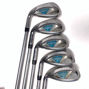Callaway Rogue Iron Set 7-PW+SW Aldila Quaranta 40g Ladies Graphite Womens LH