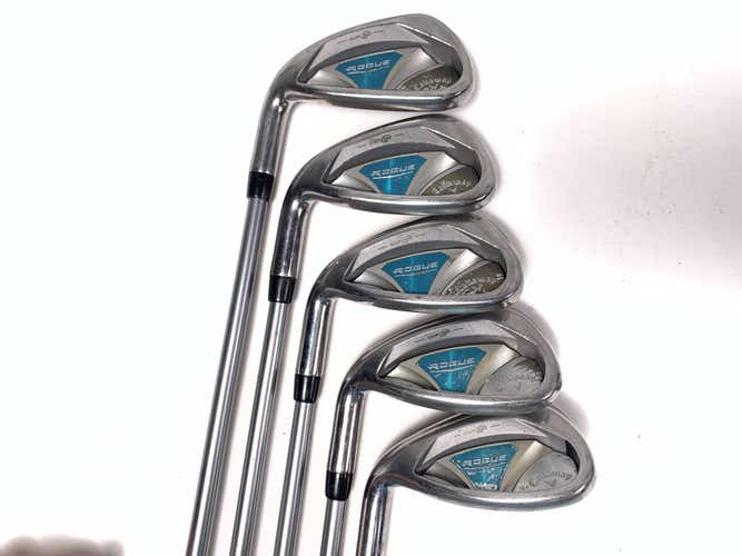 Callaway Rogue Iron Set 7-PW+SW Aldila Quaranta 40g Ladies Graphite Womens LH