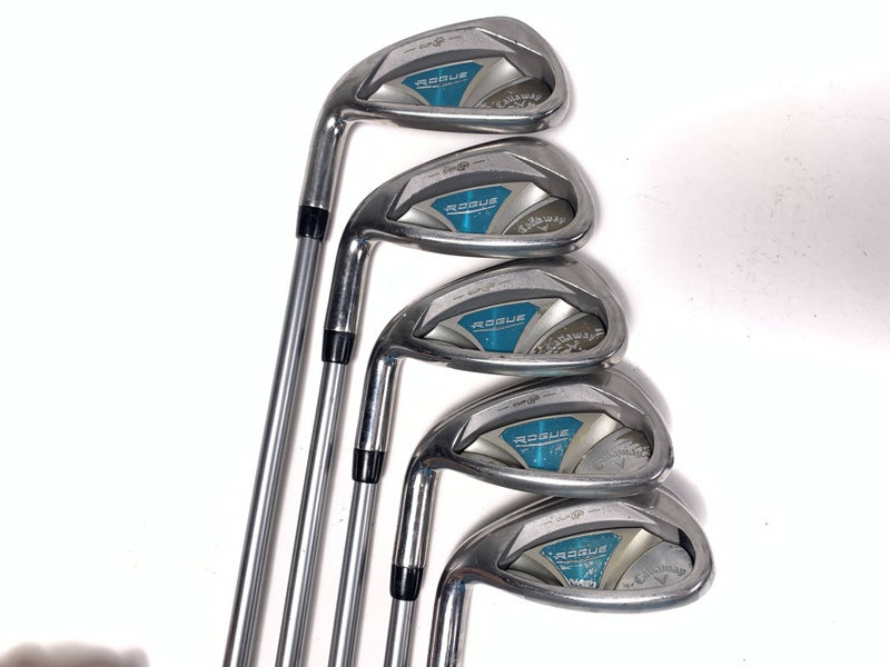 Callaway Rogue Iron Set 7-PW+SW Aldila Quaranta 40g Ladies Graphite Womens LH