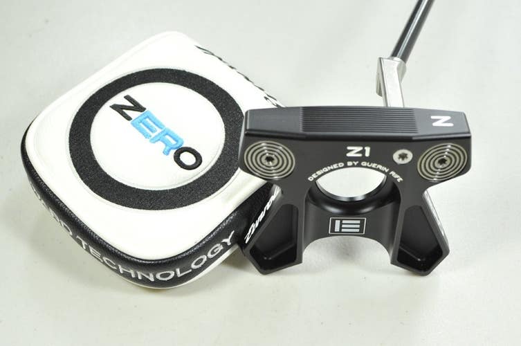 Evnroll ZERO Z1 Black 34" Putter Right Steel with Head Cover # 201958