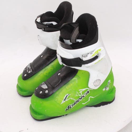 Nordica Team 1 Kids Ski Boots - Size 11.5 / Mondo 17.5 Used