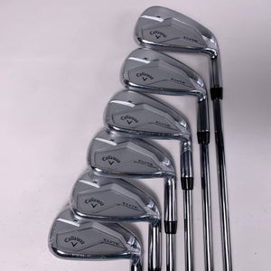 Callaway Elyte X Iron Set 6-PW+GW True Temper Vector 80g Regular Steel RH NEW