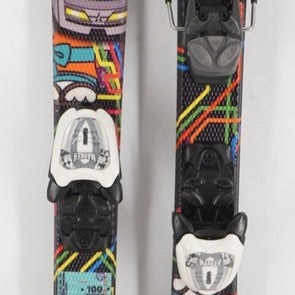 Atomic Rascal Kids Skis with Bindings - 100 cm Used