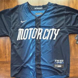 Detroit Tigers City Connect Motor City Kerry Carpenter Adult Large NWT