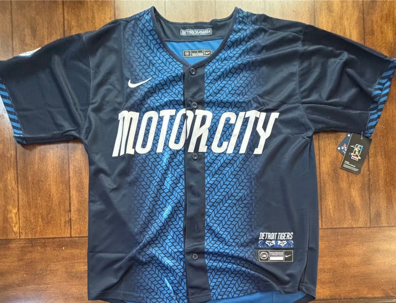Detroit Tigers City Connect Motor City Kerry Carpenter Adult Large NWT