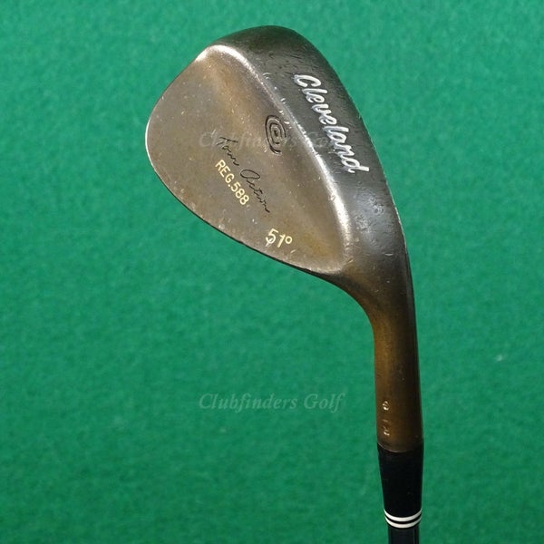 Cleveland Tour Action REG 588 RTG 51 GW Gap Wedge Dynamic Gold Steel Stiff