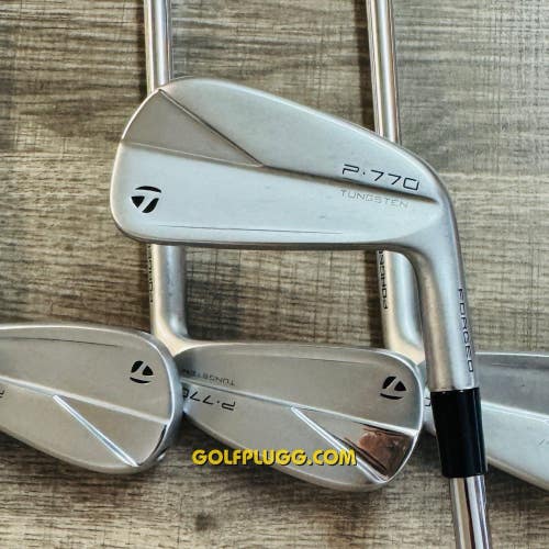 2023 Taylormade P770 Iron Set 4-PW / KBS Tour Steel, Stiff Flex (144)