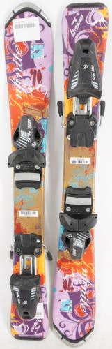 Nordica Infinite Kids Skis with Bindings - 70 cm Used