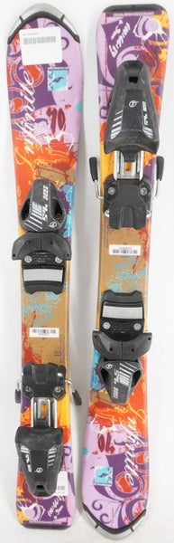 Nordica Infinite Kids Skis with Bindings - 70 cm Used