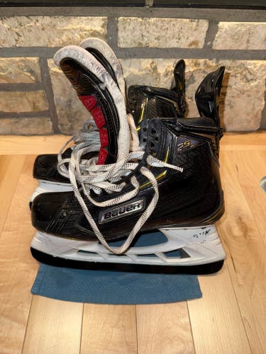 2020 Bauer Supreme 2S Pro Hockey Skates Regular Width Pro Stock 10 (Used)