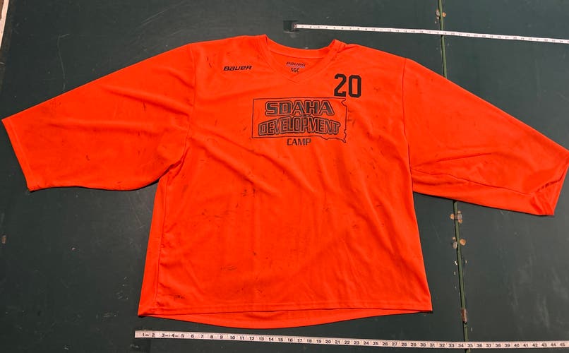 Orange Goalie Cut Men's Bauer Jersey (Used)