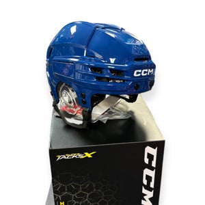CCM Super Tacks X Helmet Pro Stock - Medium Montreal Canadiens Blue