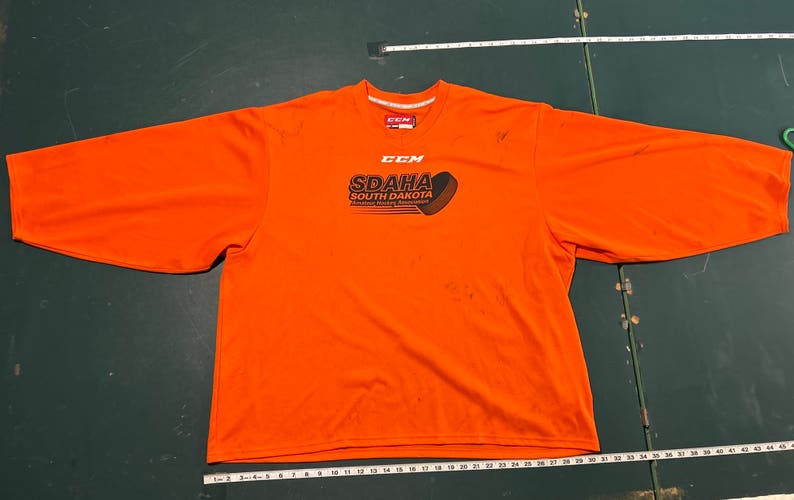 Orange Goalie Cut Men's CCM Jersey (Used)