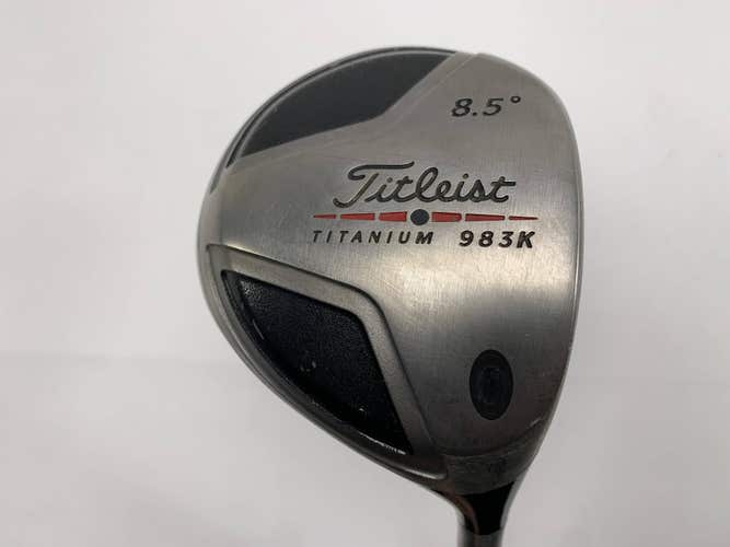 Titleist 983 K Driver 8.5* Fujikura Speeder Stiff Graphite Mens RH