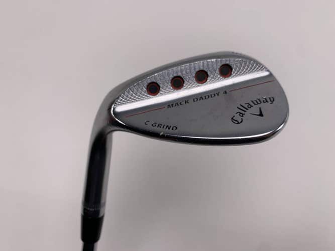 Callaway Mack Daddy 4 Chrome Lob Wedge LW 58* 8 DG S200 Tour Issue 115g Stiff LH