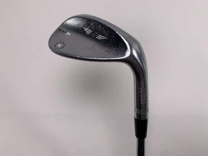 Titleist Vokey SM6 Tour Chrome Sand Wedge SW 54* 8 Bounce Wedge Steel Mens RH
