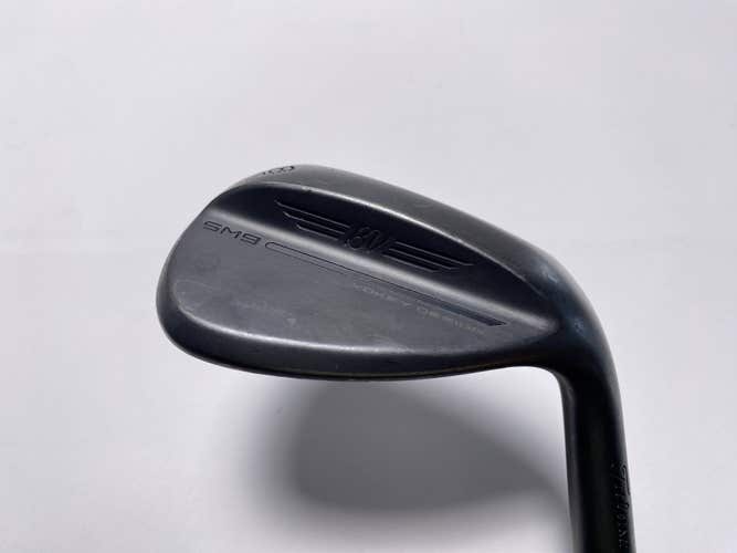 Titleist Vokey SM9 Jet Black Premium Lob Wedge LW 58* 4 Bounce T-Grind Wedge RH