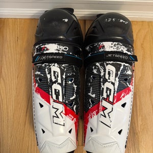 Junior CCM Jetspeed FT680 13" Shin Pads (Used)